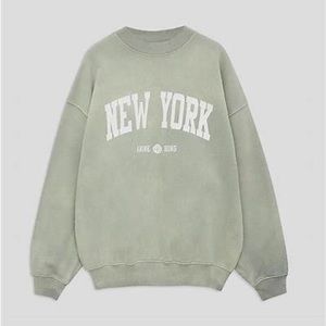 Anine Bing Jaci New York Sweatshirt Size S LIMITED EDITION NO Longer Ava…